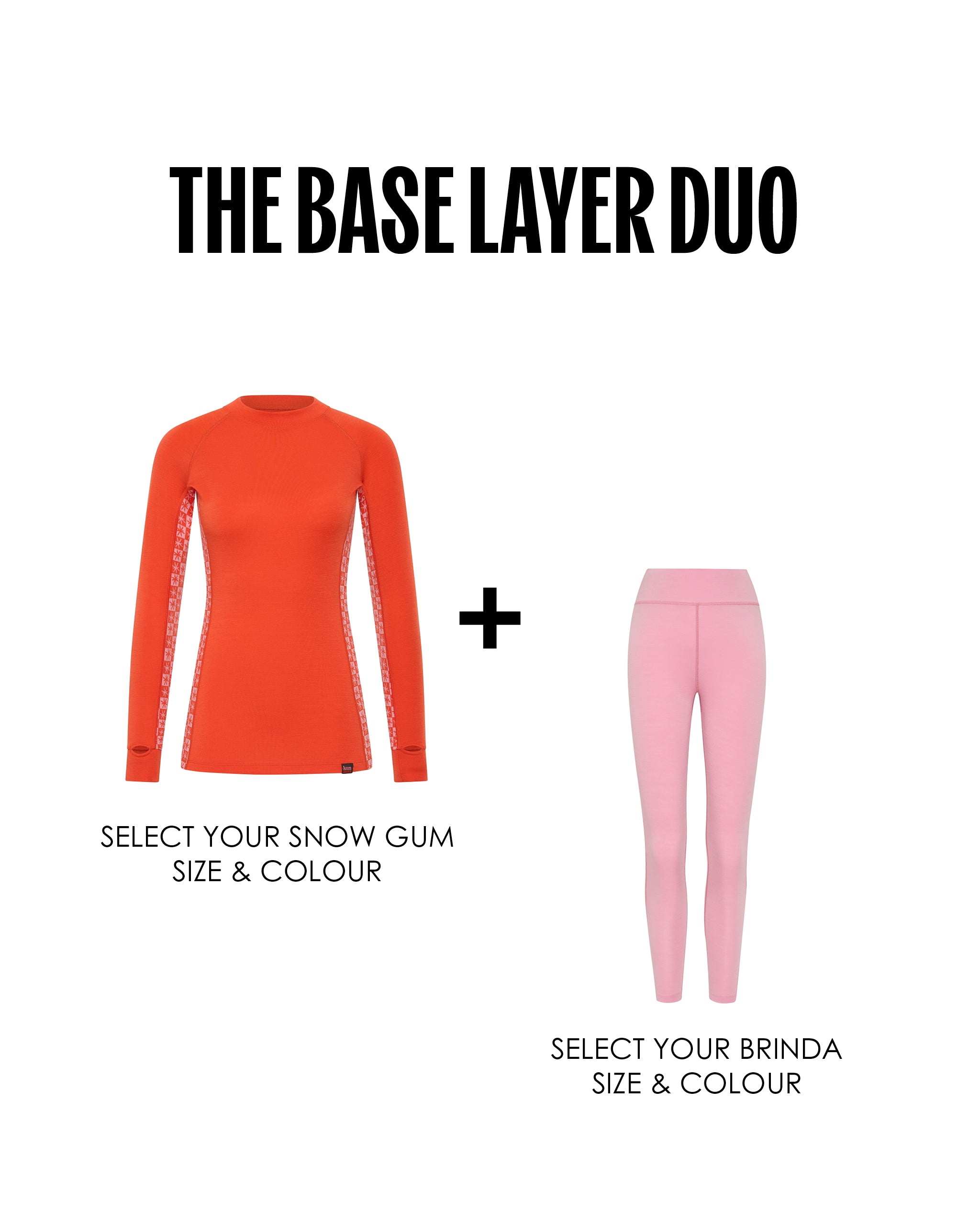 The Base Layer Duo | Snow Gum & Brinda