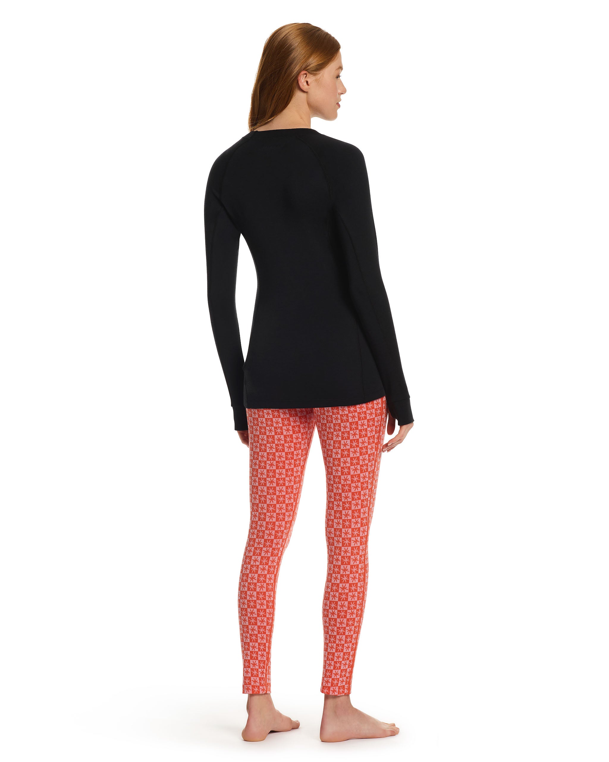 Snow Gum Merino Long Sleeve Jet Black