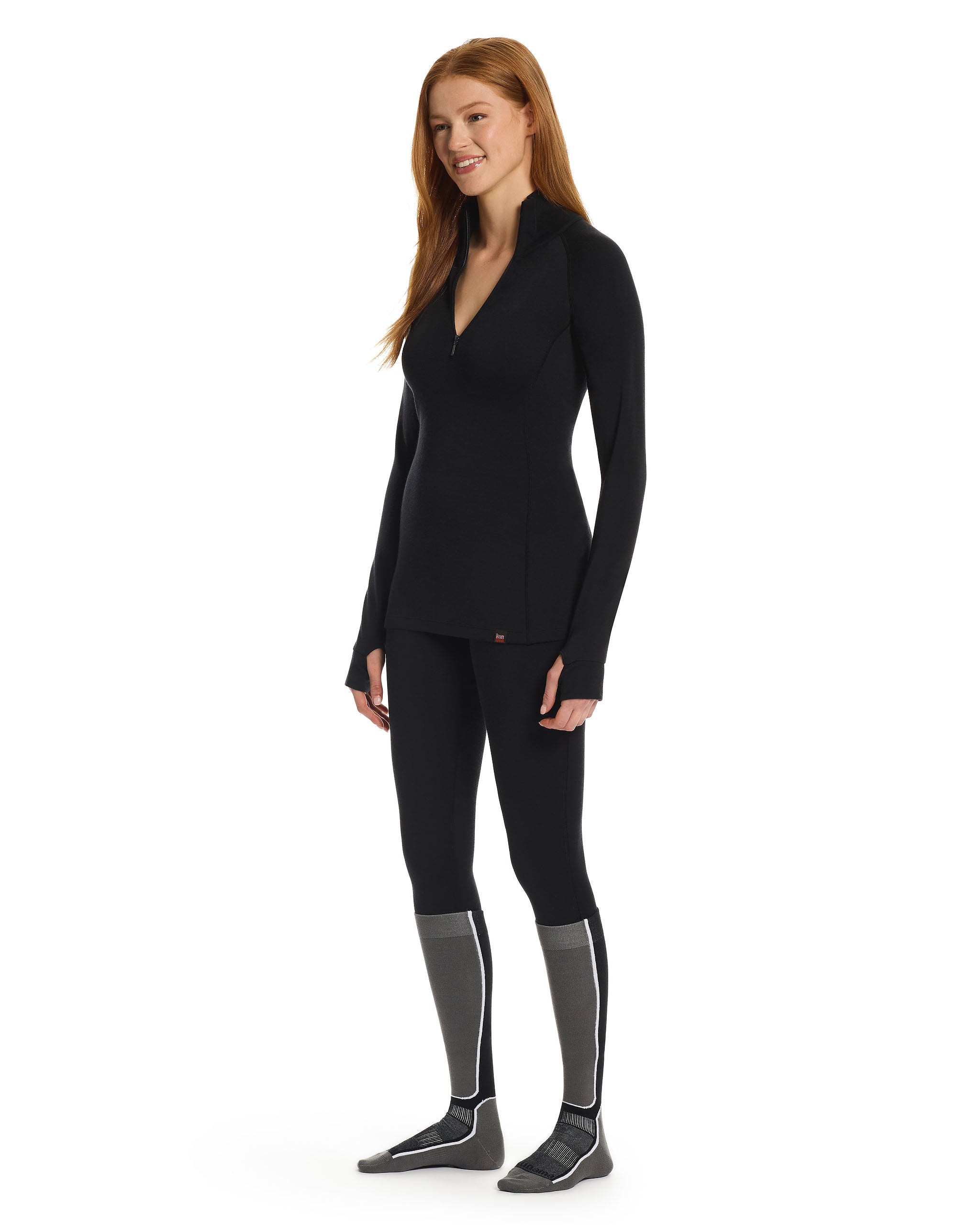 Brinda Merino Leggings Jet Black