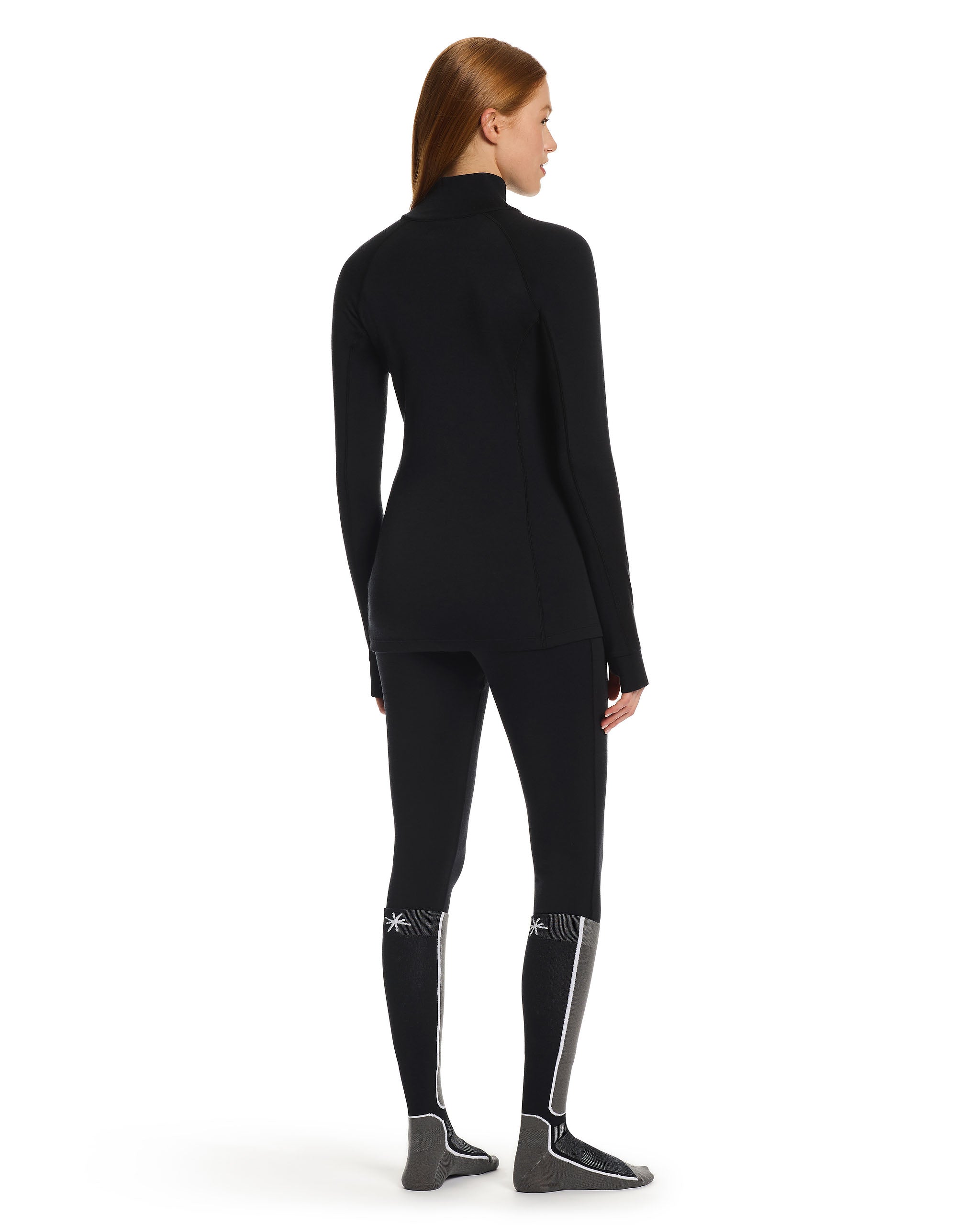 Brinda Merino Leggings Jet Black