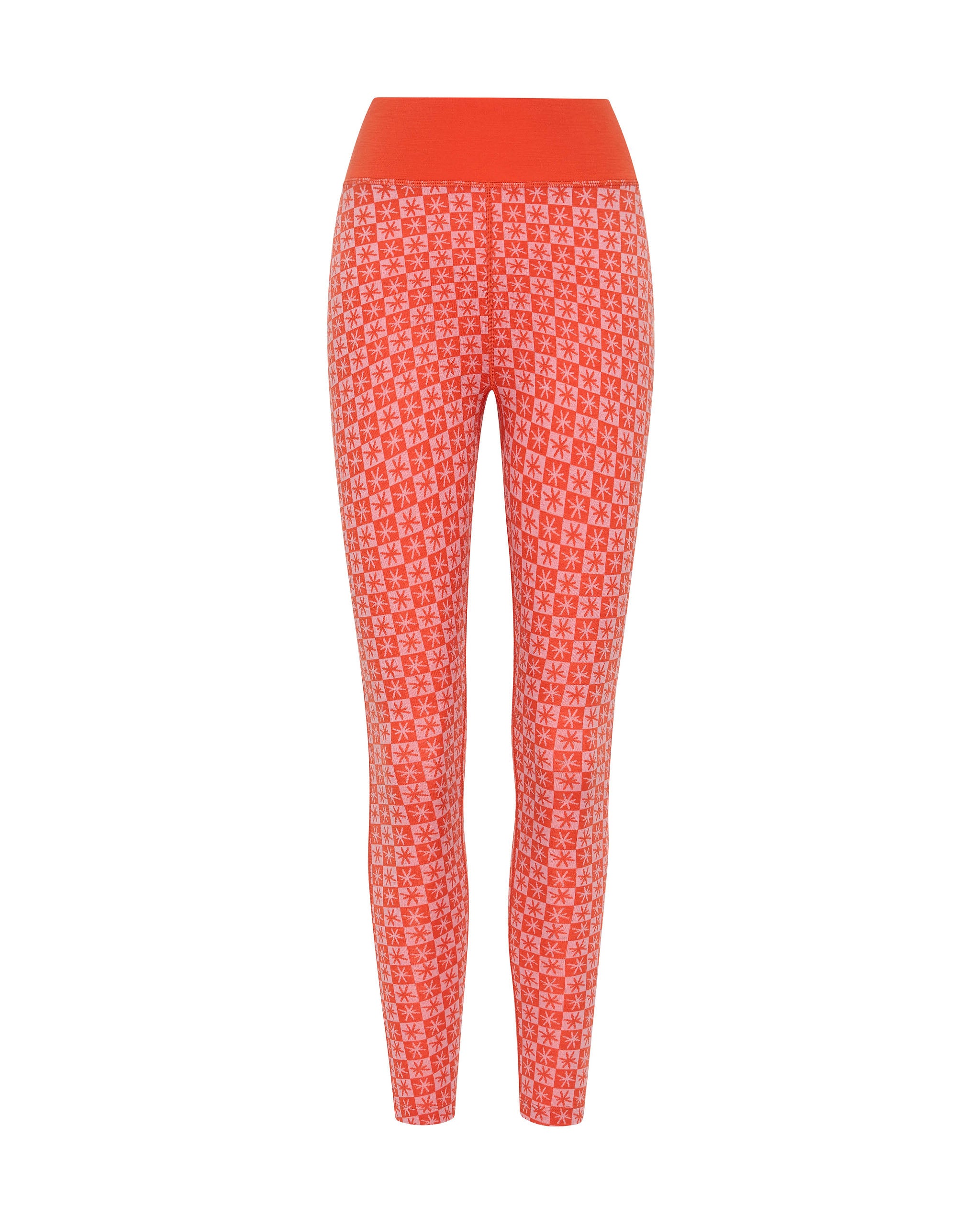 Brinda Merino Leggings Mandarin Red
