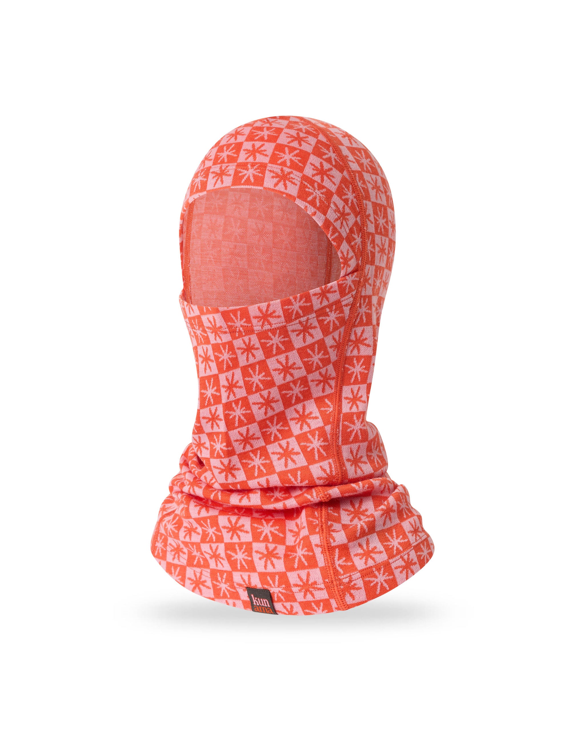 Tidda Merino Balaclava Mandarin Red