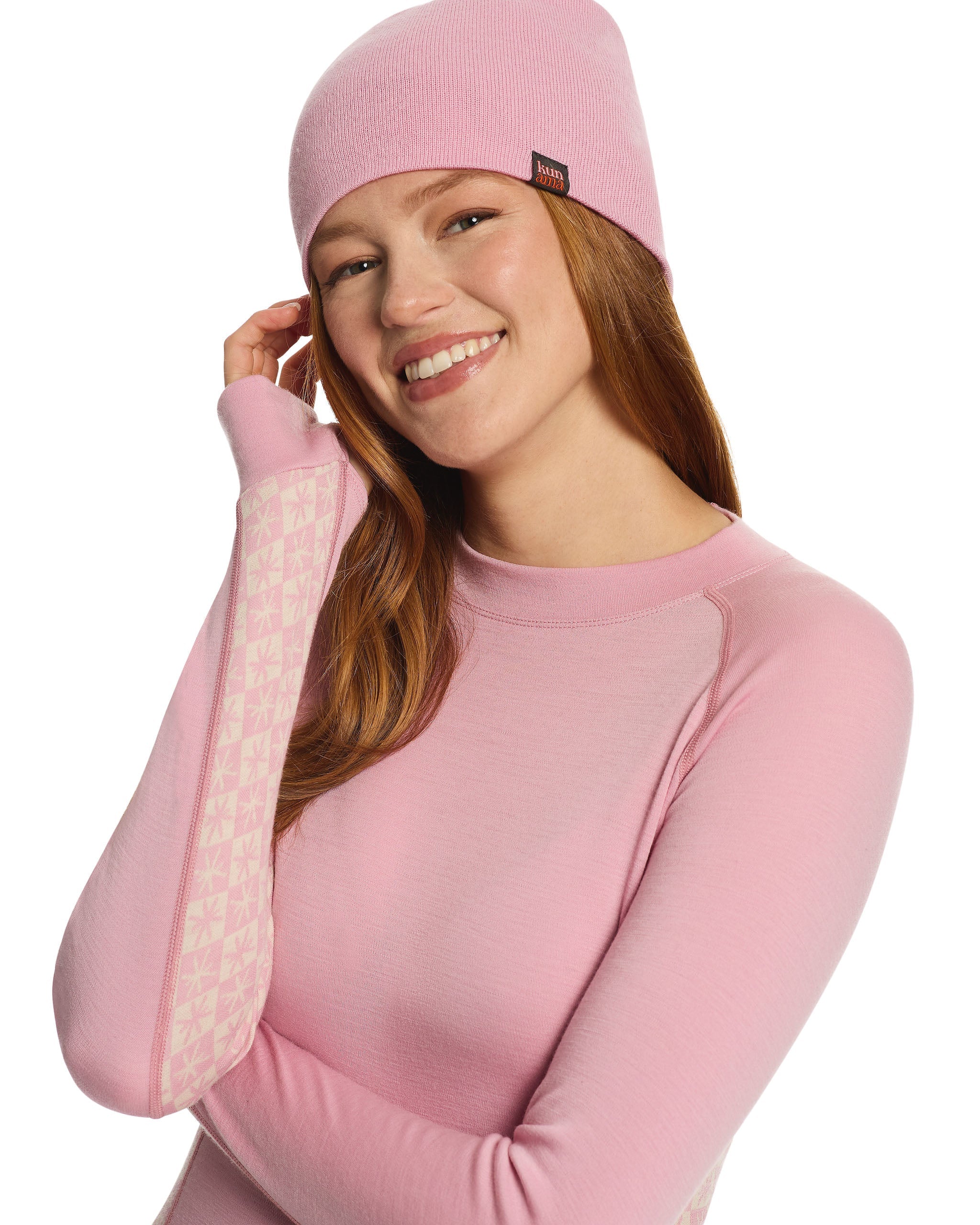 🎁 Waru Women's Superfine Merino Wool Ski Beanie - BonBon (100% off)