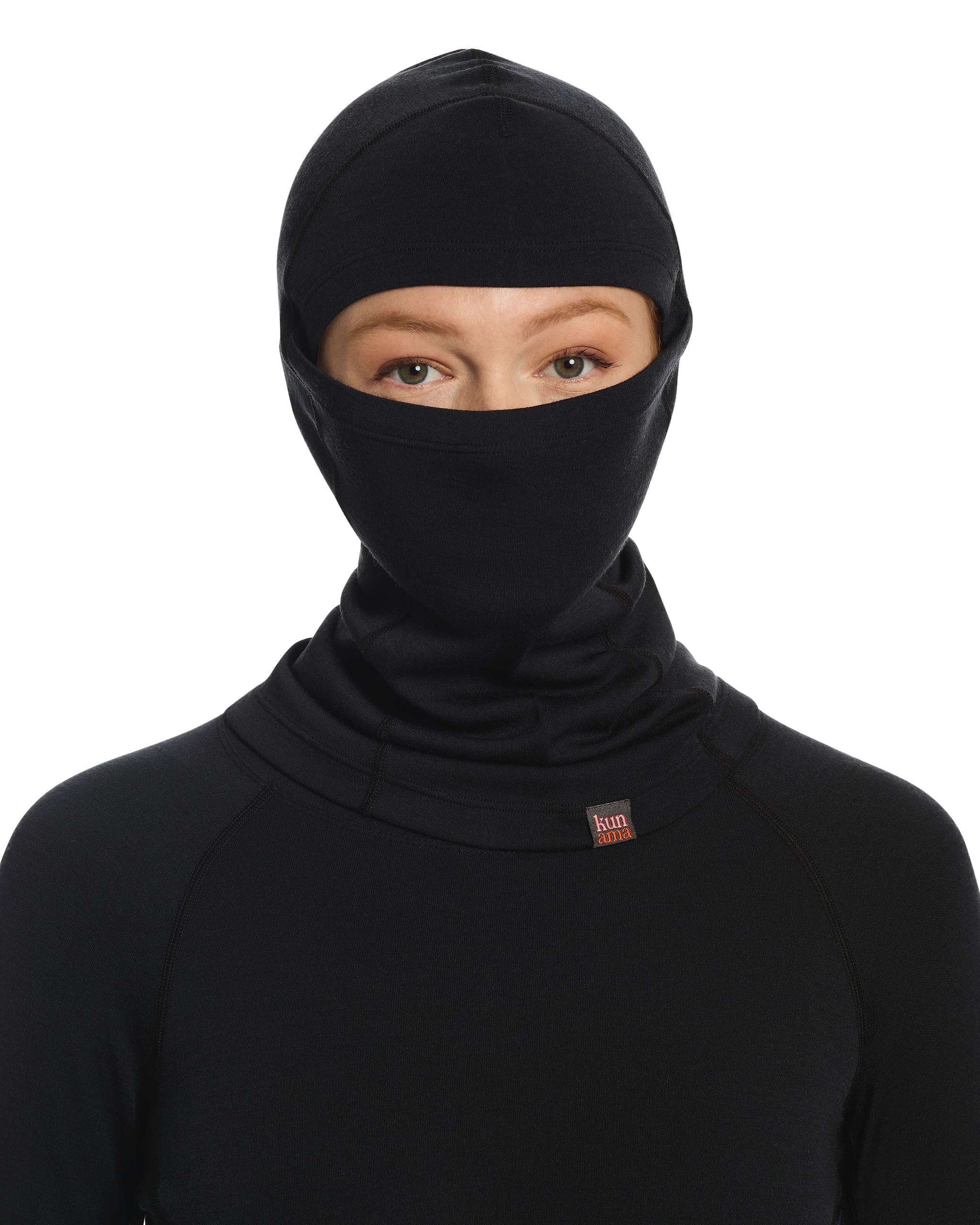 Tidda Merino Balaclava Jet Black