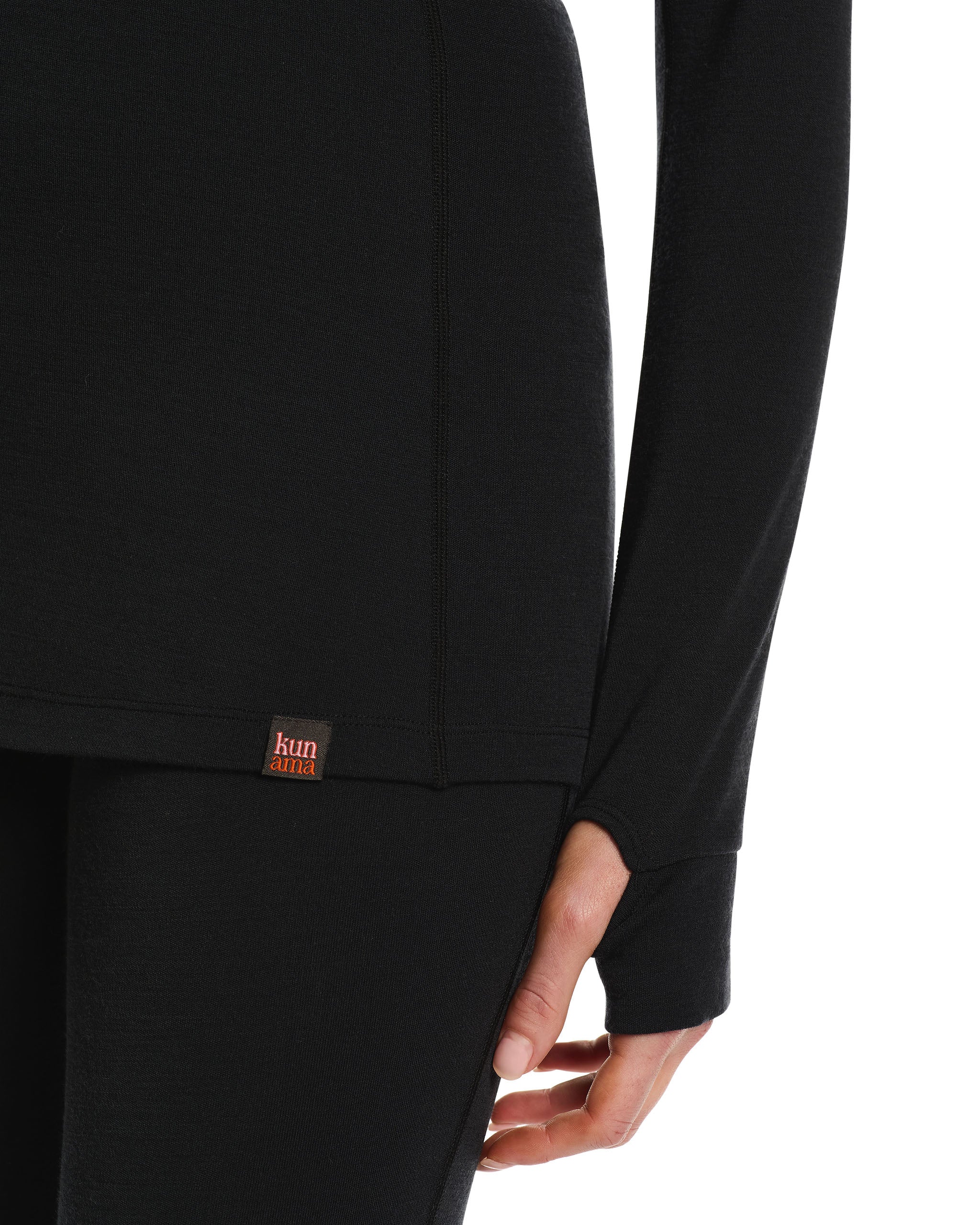 Brinda Merino Leggings Jet Black