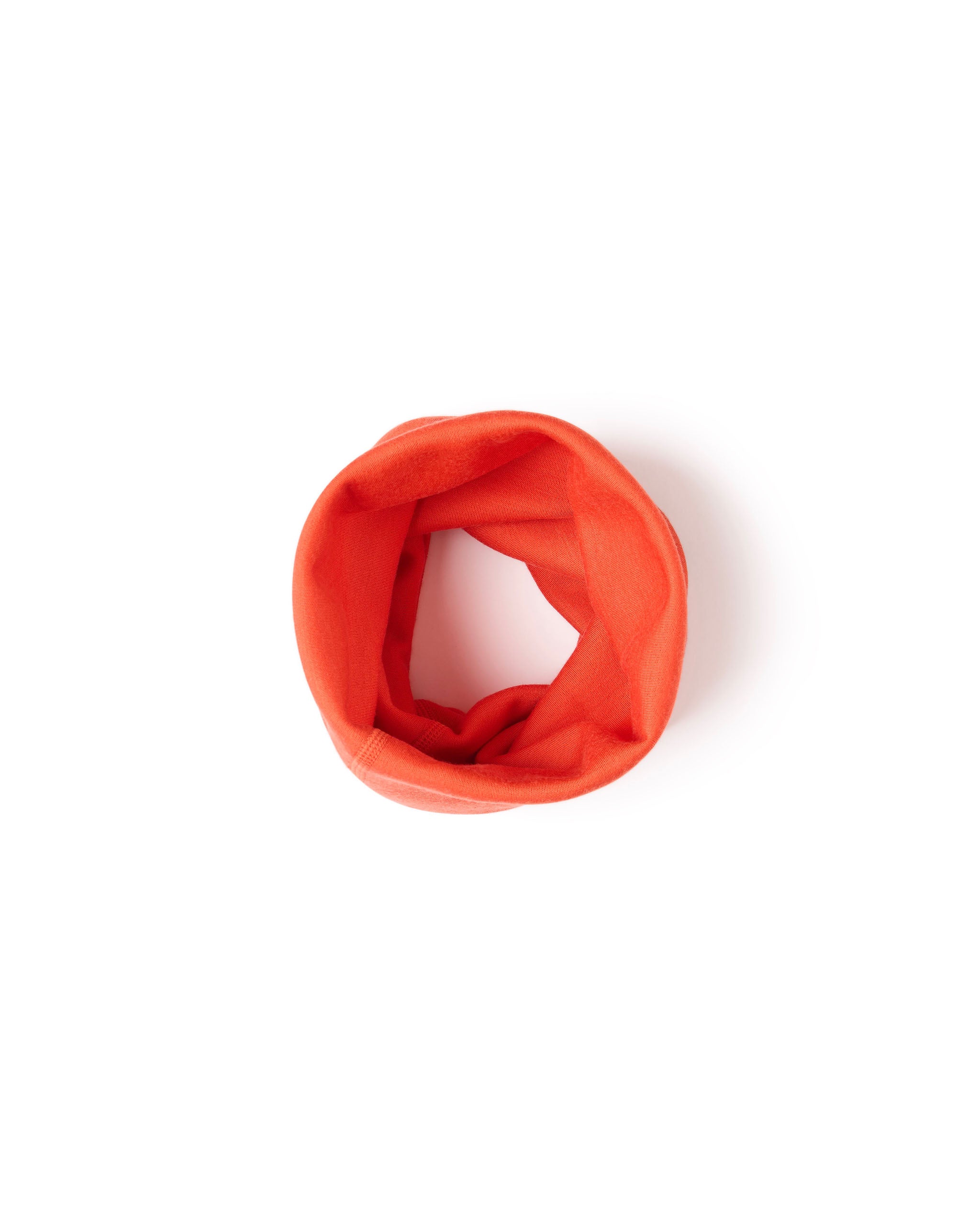 Isla Merino Neck Warmer Mandarin Red