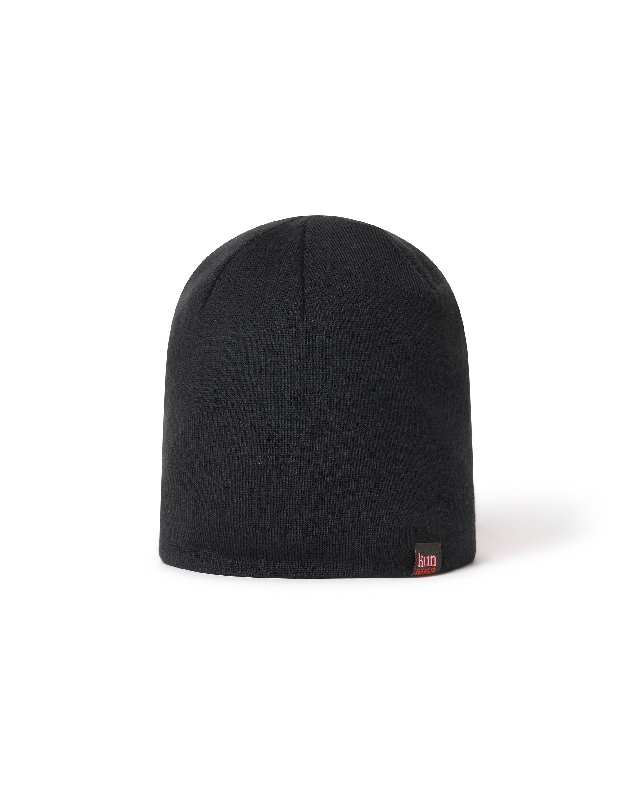 Waru Merino Beanie Jet Black