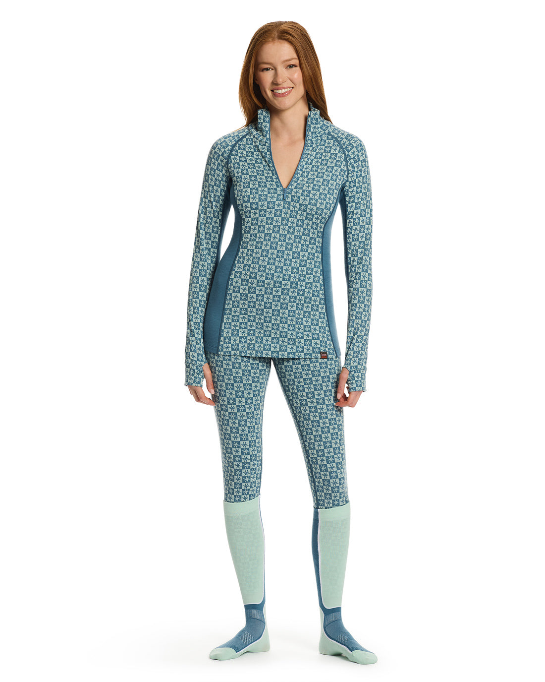 Brinda Merino Leggings Oceanview